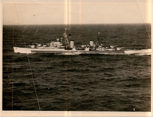 HMS Diadem copyright Clarence Edward Brenchley